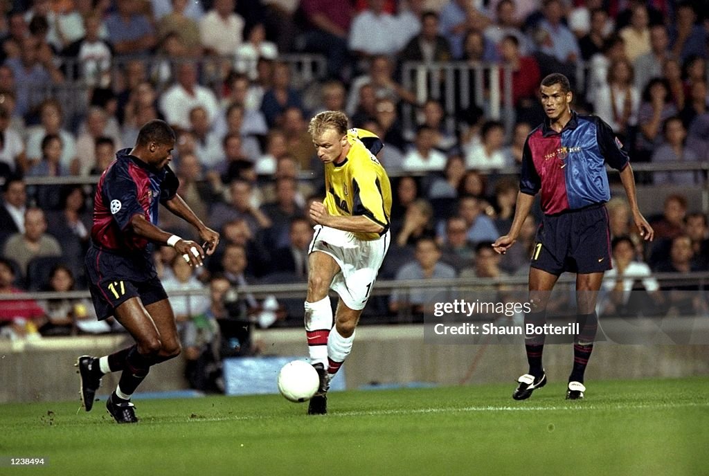 Winston Bogarde and Dennis Bergkamp