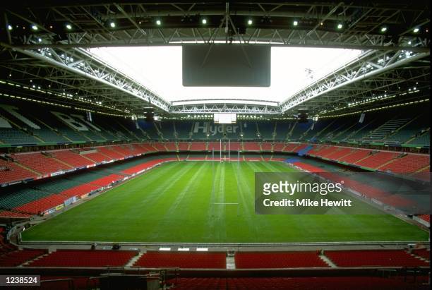 General view of the newly completed Millennium Stadium before the opening game of the Rugby World Cup in Cardiff, Wales. \ Mandatory Credit: Mike...
