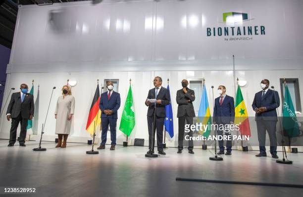 President of Ghana Nana Akufo-Addo, German Minister of Economic Cooperation and Development Svenja Schulze, Director of the Africa Centres for...