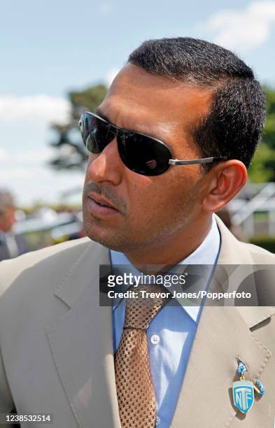 Trainer Mahmood Al Zarooni at Newmarket Rowley Mile racecourse, 28th May 2010.