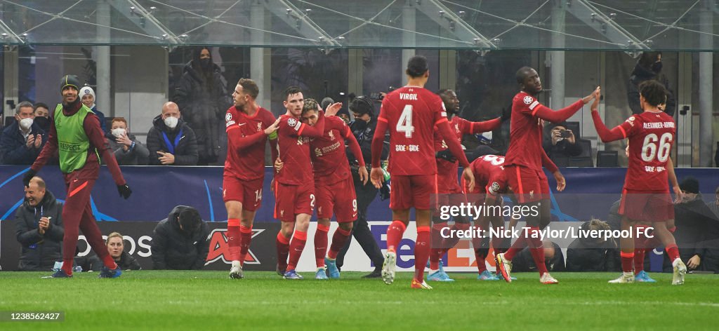 FC Internazionale v Liverpool FC: Round Of Sixteen Leg One - UEFA Champions League