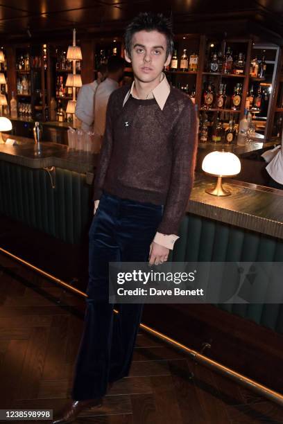 Earl Cave attends an intimate dinner hosted by editor Ben Cobb to celebrate the relaunch of ES Magazine at The Aubrey at The Mandarin Oriental Hyde...