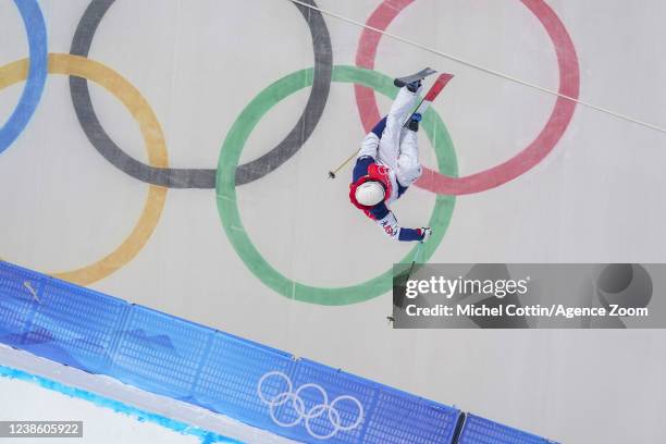 Aaron Blunck of Team United States in action during the Olympic Games 2022, Men's Freestyle Halfpipe on February 19, 2022 in Zhangjiakou China.