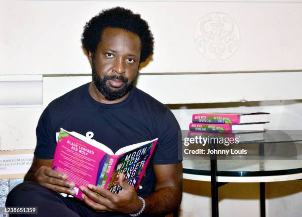 Authors Marlon James poses for portrait during an evening conversation with Desiree C. Bailey moderated by William Johnson about James’s new book...