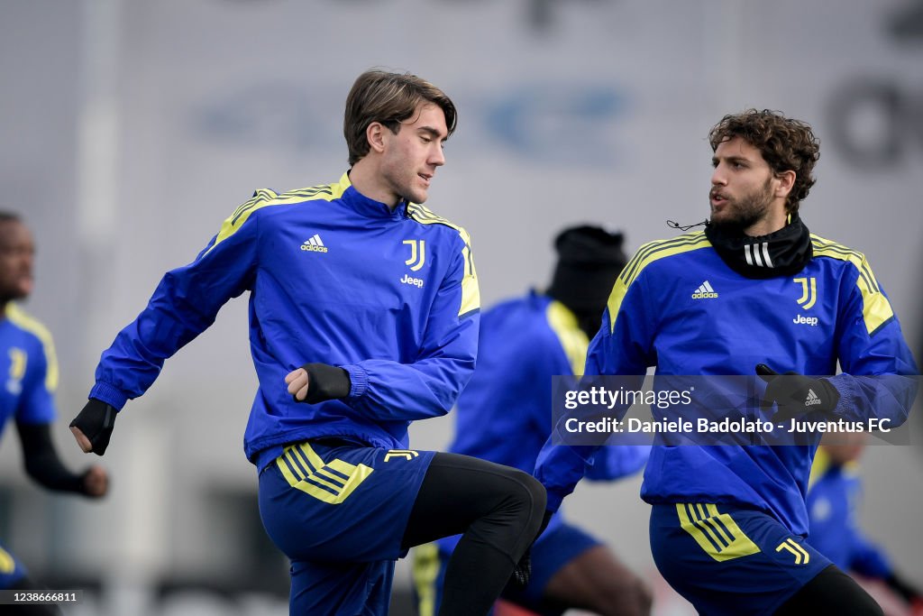 Juventus Training Session And Press Conference