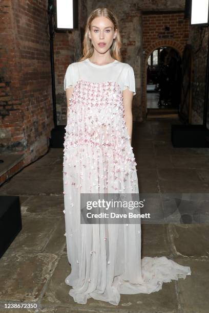 Mary Charteris attends the Paul and Joe show during London Fashion Week February 2022 at Charterhouse Square on February 21, 2022 in London, England.