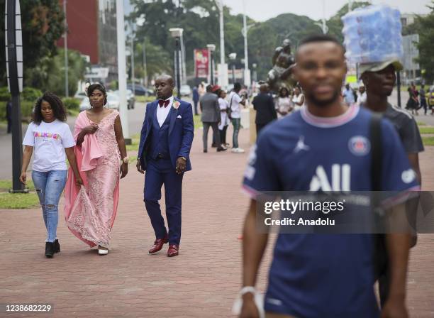 View of streets as daily life continues in Kinshasa, Democratic Republic of Congo on February 19, 2022. Congo, a Central African country, is the...