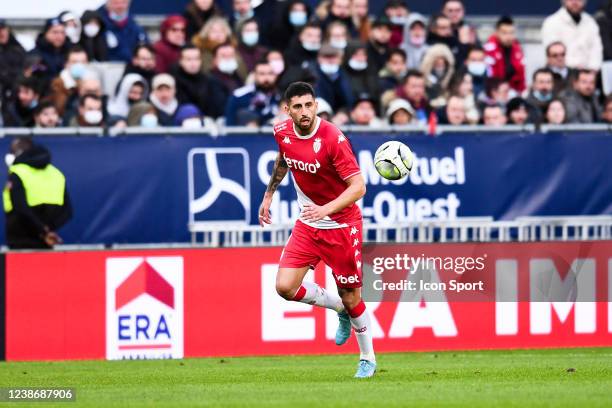 Guillermo MARIPAN during the Ligue 1 Uber Eats match between Bordeaux and Monaco at Stade Matmut Atlantique on February 20, 2022 in Bordeaux, France....