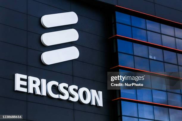 Ericsson Research and Development Center in Krakow, Poland on February 22, 2022.