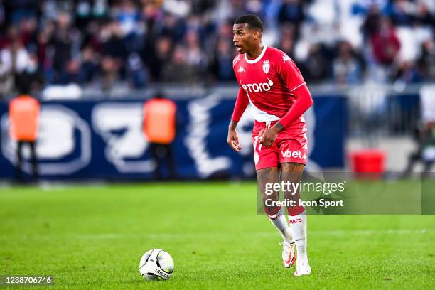 Jean LUCAS during the Ligue 1 Uber Eats match between Bordeaux and Monaco at Stade Matmut Atlantique on February 20, 2022 in Bordeaux, France. -...