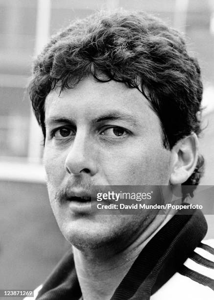 New Zealand cricketer Derek Stirling, circa 1986.