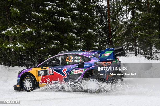 Craig Breen of Ireland and Paul Nagle of Ireland compete with their M-Sport FORD WRT Ford Puma Rally1 during Day One of the FIA World Rally...