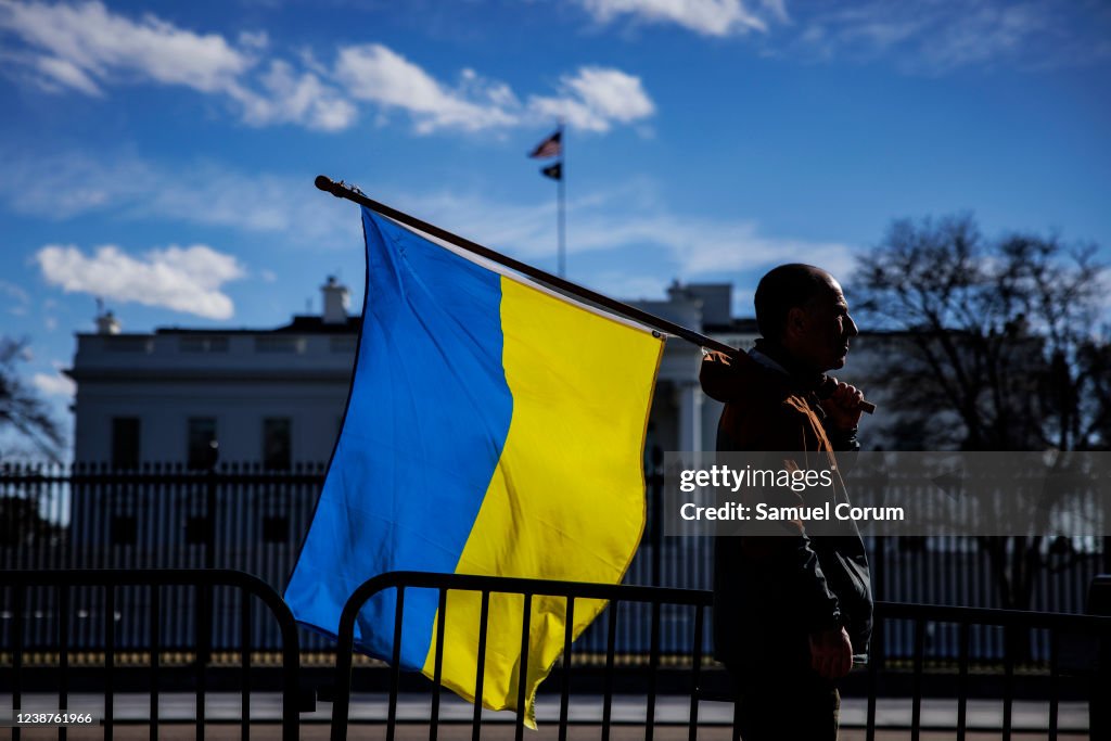 Protestors Gather In Washington DC After Ukraine Invasion