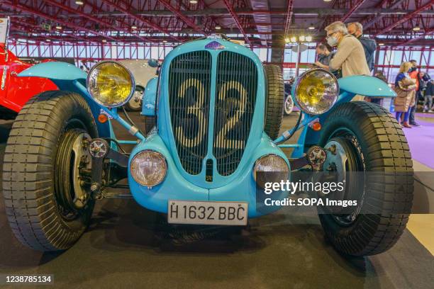 Delahaye 135 sport of 1936 is exhibited during the Madrid International Classic Vehicle Show held at Ifema from February 25 to 27.