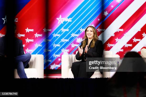 Ronna McDaniel, chairperson of the Republican National Committee, speaks during the Conservative Political Action Conference in Orlando, Florida,...