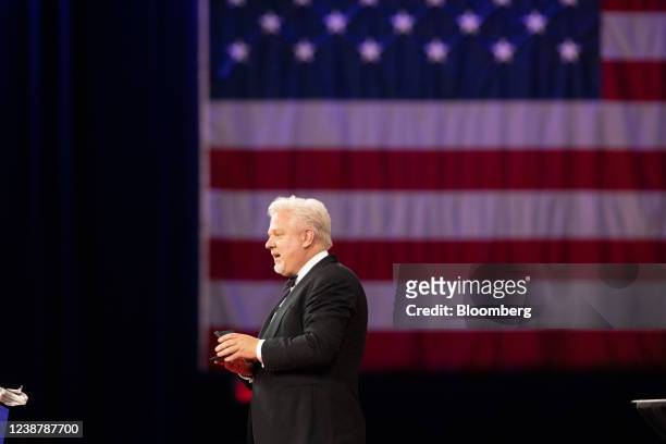 Glenn Beck, conservative political commentator and radio host, speaks during the Conservative Political Action Conference in Orlando, Florida, U.S.,...