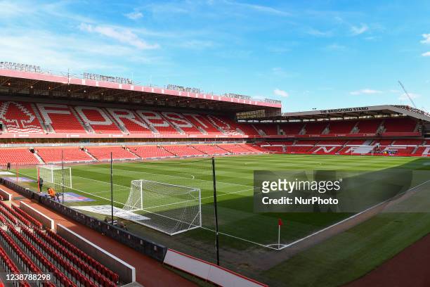 General view inside the City Ground ahead of kick-off of the during the Sky Bet Championship match between Nottingham Forest and Bristol City at the...