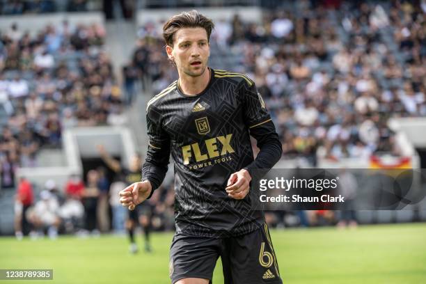 Ilie Sanchez of Los Angeles FC during the match against Colorado Rapids at Banc of California Stadium in Los Angeles, California on February 26,...