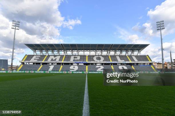 General view of Carlo Castellani stadium during the italian soccer Serie A match Empoli FC vs Juventus FC on February 26, 2022 at the Carlo...