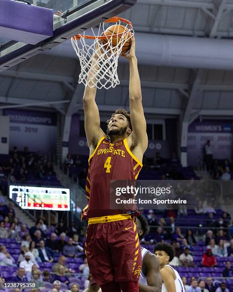 George Conditt Iowa State Cyclones forward George Conditt IV dunks the ball during ...