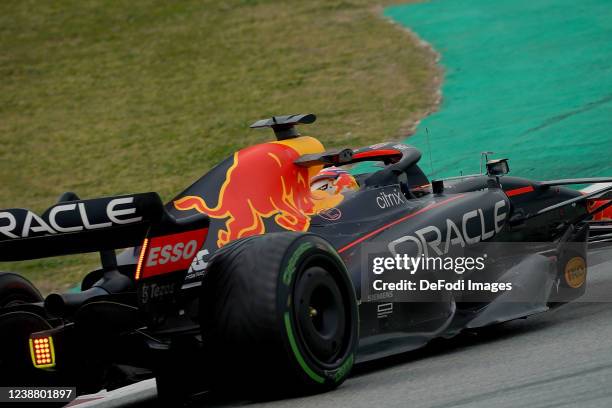 Max Verstappen ,Oracle Red Bull Racing during Day Three of F1 Testing at Circuit de Barcelona-Catalunya on February 25, 2022 in Barcelona, Spain.