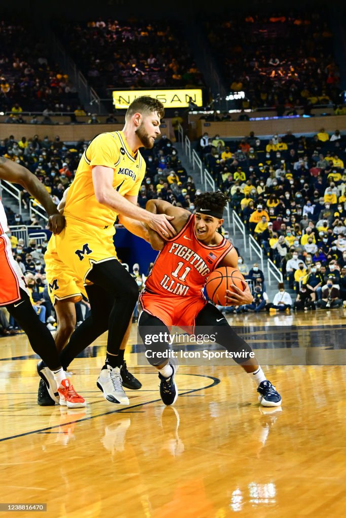 COLLEGE BASKETBALL: FEB 27 Illinois at Michigan