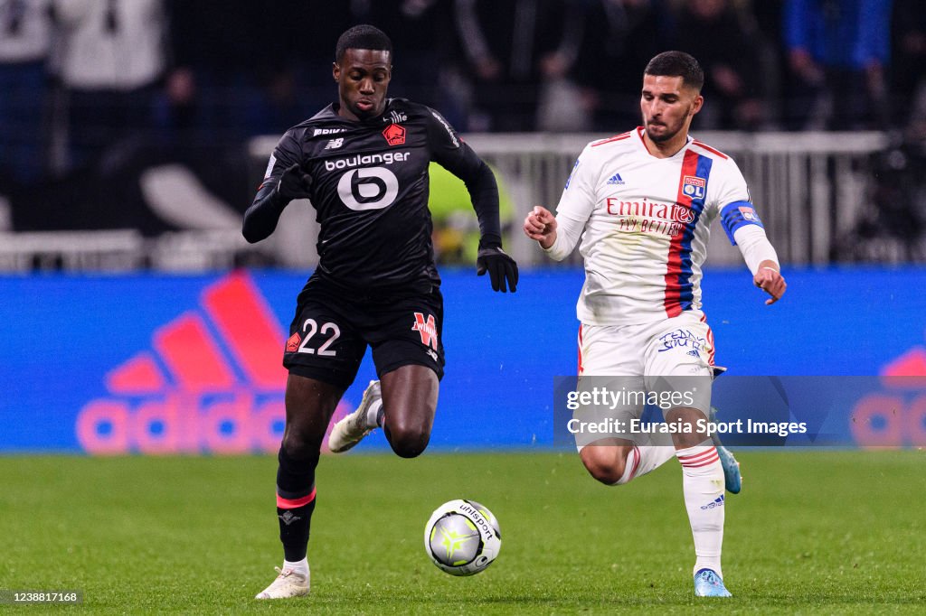 Olympique Lyonnais v Lille OSC - Ligue 1 Uber Eats