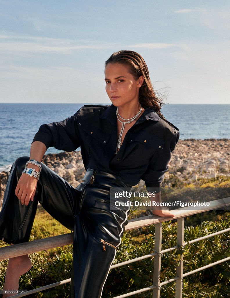Actress Alicia Vikander poses for a portrait on July 2, 2021 in... News