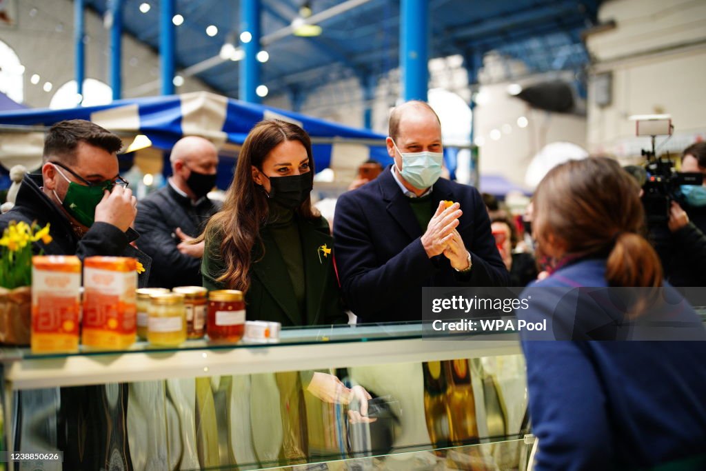 The Duke and Duchess of Cambridge Visit Wales