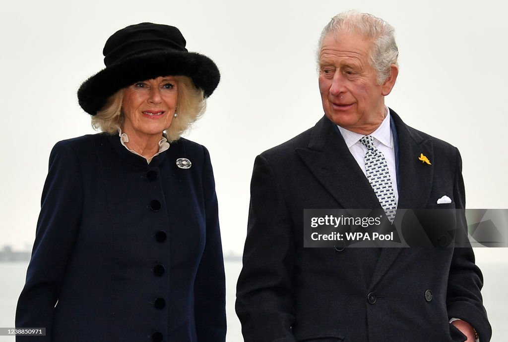 The Prince of Wales And The Duchess Of Cornwall Visit Southend-on-Sea