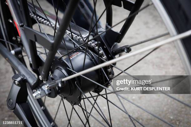 Illustration picture shows an electric bicycle, in Rumbeke, Tuesday 01 March 2022. BELGA PHOTO KURT DESPLENTER