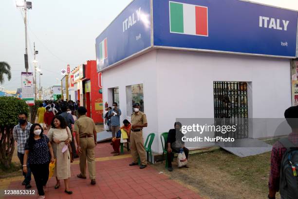 The 45th International Kolkata Book Fair, in Kolkata, India, on March 01, 2022. The book fair which is primarily for the general public rather than...