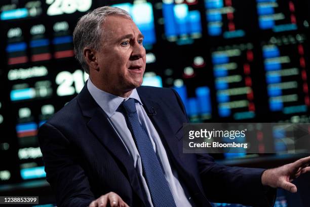 Ken Griffin, chief executive officer and founder of Citadel Advisors LLC, during an interview for an episode of "Bloomberg Wealth with David...