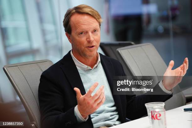 Scott Sanborn, chief executive officer of LendingClub Corp., speaks during an interview in New York, U.S., on Tuesday, March 1, 2022. LendingClub...