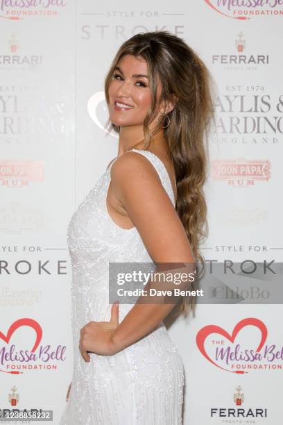 Amy Willerton attends the Spring Ball presented by Alexandra Burke and Nick Ede in aid of Style For Stroke and Melissa Bell Foundation at The...