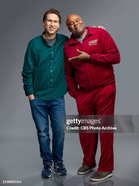 Pete Holmes & Chi McBride from the CBS series HOW WE ROLL, scheduled to air on the CBS Television Network.