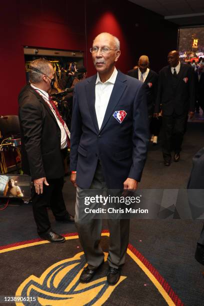 Legend, Dave Bing looks on during the 71st NBA All-Star Game as part of the 2022 NBA All Star Weekend on February 20, 2022 at Rocket Mortgage...