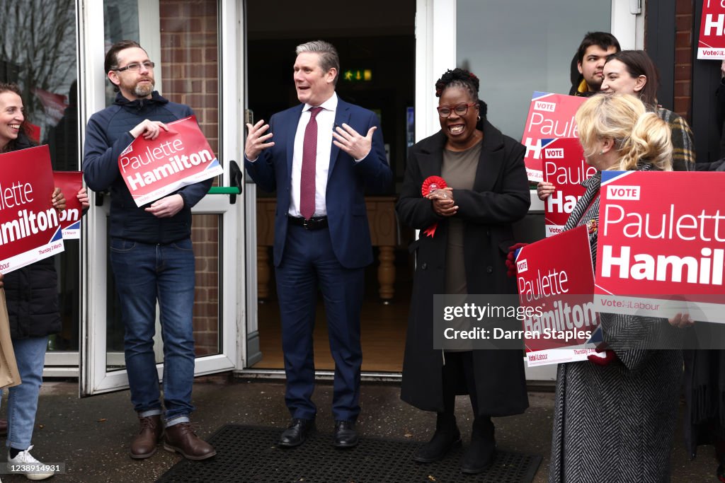 Keir Starmer Joins Labour's Newest MP Paulette Hamilton In Birmingham Edington