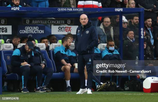 Queens Park Rangers manager Mark Warburton during the Sky Bet Championship match between Queens Park Rangers and Cardiff City at The Kiyan Prince...