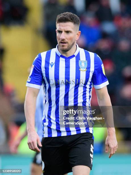 Sheffield Wednesday's Sam Hutchinson during the Sky Bet League One match between Lincoln City and Sheffield Wednesday at LNER Stadium on March 5,...