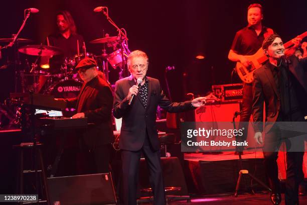 Frankie Valli & The Four Seasons perform at St George Theatre on March 5, 2022 in New York, New York.