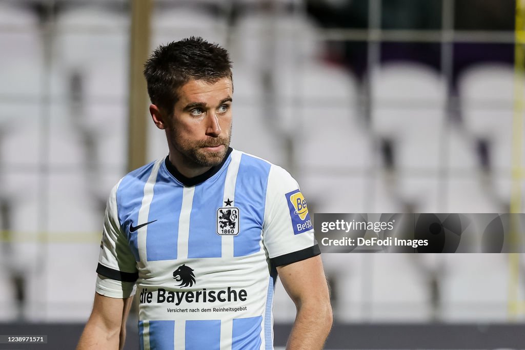 Stefan Lex of TSV 1860 Muenchen looks on during the 3. Liga match News  Photo - Getty Images