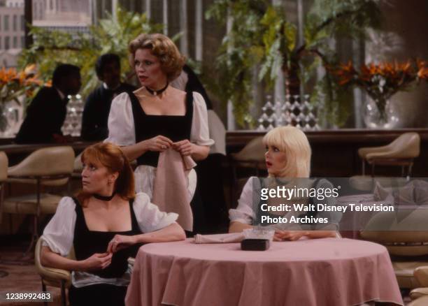Los Angeles, CA Barrie Youngfellow, Louise Lasser, Ann Jillian appearing in the ABC tv series 'It's A Living'.