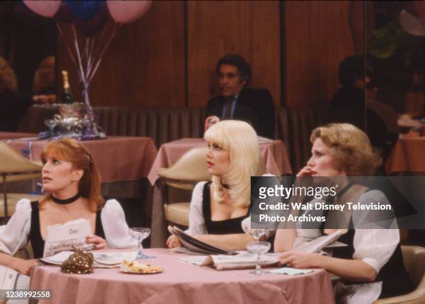 Los Angeles, CA Barrie Youngfellow, Ann Jillian, Louise Lasser appearing in the ABC tv series 'It's A Living'.