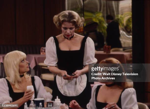 Los Angeles, CA Ann Jillian, Louise Lasser, Barrie Youngfellow appearing in the ABC tv series 'It's A Living'.