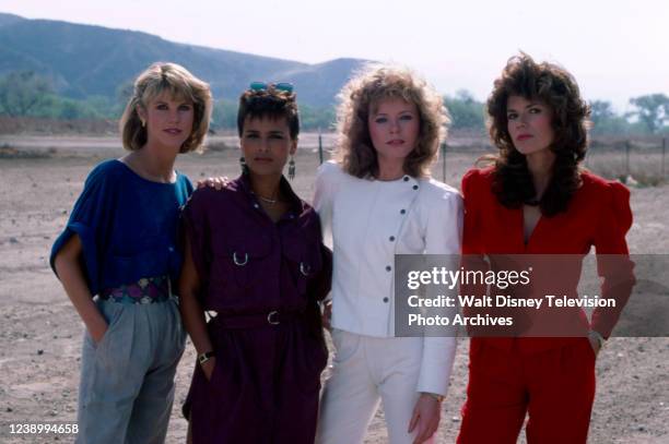 Los Angeles, CA Leah Ayres, Shari Belafonte, Sheree J Wilson, Mary-Margaret Humes appearing in the ABC tv movie 'Velvet'.