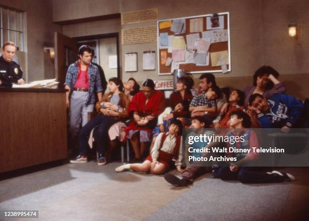 Los Angeles, CA Paul Trumbell, Paul Rodruguez, Alma Cuervo, Katy Jurado, Martha Velez, Mario Lopez, Maria Richwine appearing in the ABC tv series...