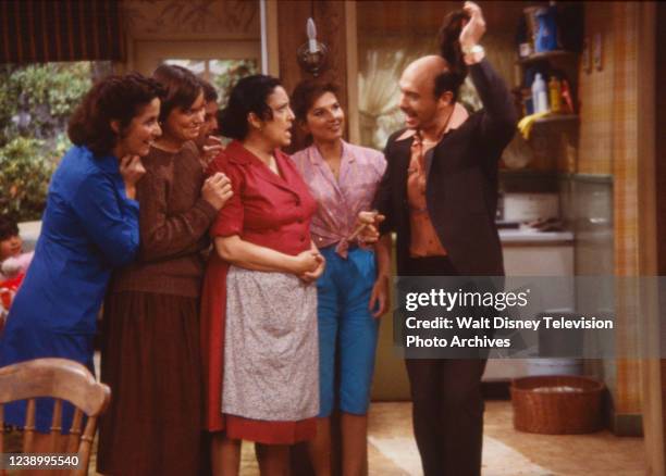 Los Angeles, CA Martha Velez, Alma Cuervo, Katy Jurado, Edie Marie Rubio, Hector Elizando appearing in the ABC tv series 'AKA Pablo'.