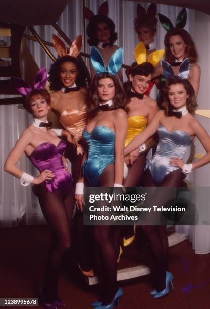 Delta Burke, Joanna Kerns, Katie Budge, Lela Rochon, Deborah Van Valkenburgh, Lisa Pelikan, Kirstie Alley, Romy Walthall appearing in the ABC tv...