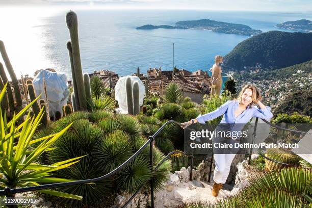 Sailor Maud Fontenoy is photographed for Paris Match on December 29, 2021 in Eze, France.